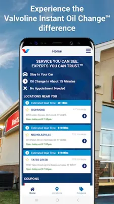 Valvoline Instant Oil Change android App screenshot 4